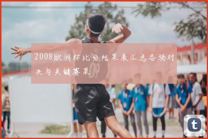 2008欧洲杯比分结果表汇总各场对决与关键赛果