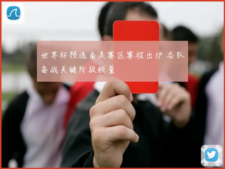 世界杯预选南美赛区赛程出炉 各队备战关键阶段较量